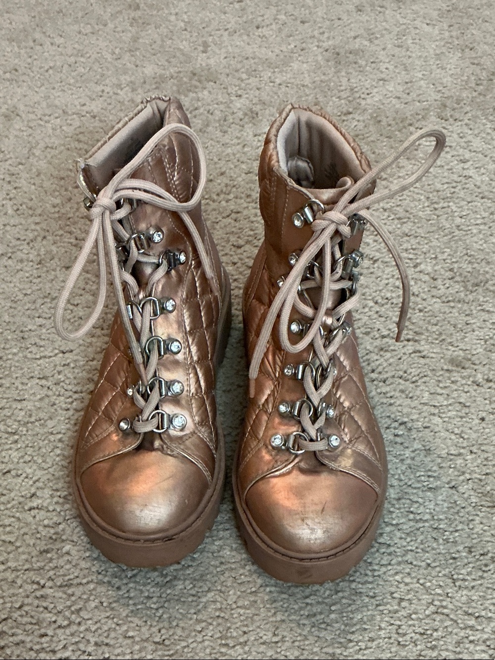 Guess Women's Nude/Tan Heels